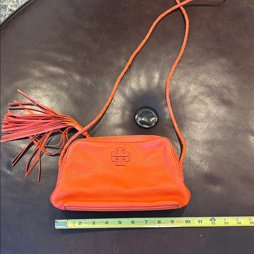 Tory Burch Tory Crossbody Bag- Orange - Picture 8 of 8